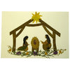 <center>Nativity - Handmade Floral Christmas Card</br>Made by Woman Artisans in El Salvador</br>Measures: 6-7/8 in. tall x 4-3/4 in wide</center>