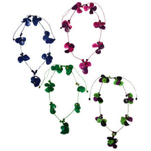  Tagua Multi-Colored Slice Necklaces