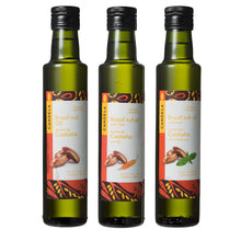  <center>USDA Certified Organic Brazil Nut Oils: Original, Basil, and Chili</br>Available in 8.45 fl oz. bottles</br>Certified Fair Trade in Peru</center>