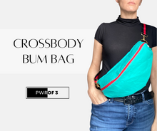  PWRof3 - Crossbody Bum Bag - Aqua