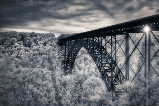 Infrared Bridge Photograph