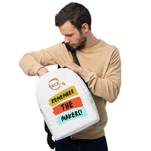  Remember the Makers - Minimalist Backpack