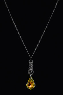  Yellow Crystal Necklace