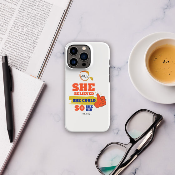 She believed - Snap case for iPhone®