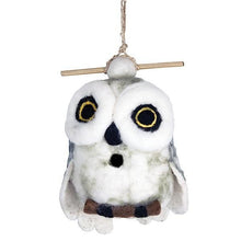  Felt Birdhouse - Snowy Owl - Wild Woolies