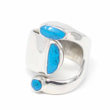  Alpaca Silver Wrap Ring, Turquoise - Size 7 - World Community Exchange