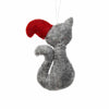 Hand Felted Christmas Ornament: Cat - Global Groove (H) - World Community Exchange