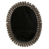 Oval Mirror made with Bicycle Chain