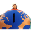 <center>Ceramic World Bank, crafted by Artisans in Peru </br> Measures 4 1/2” high x 6 3/8” wide x 6 3/8” deep</center>