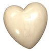 White Soapstone Heart