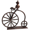 Cyclist Junkyard Sculpture