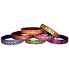<center>Medium Bright Color Caña Flecha Bracelets </br>Crafted by Artisans in Colombia </br>Measure 1/2” wide with variable diameter</center>