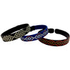 <center>Medium Assorted Colors Cana Flecha Bracelets </br>Crafted by Artisans in Colombia<br/>Measures 1/2” wide with variable diameter</center>