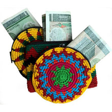  Crocheted Coin Purse with Guatemalan Money