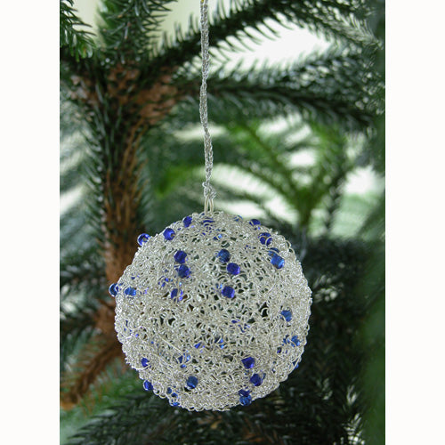 Recycled Wire Ball Ornament - Noah's Ark