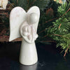 Angel Soapstone Sculpture Holding Dog - World Community Exchange