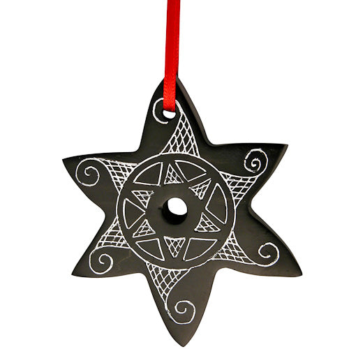 Coal Star Ornament