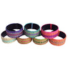 <center>Assorted Bright Color Caña Flecha Bracelets </br>Crafted by Artisans in Colombia </br>Measure 1” wide with variable diameter</center>