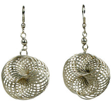  Silver Inter Woven Wire Earings