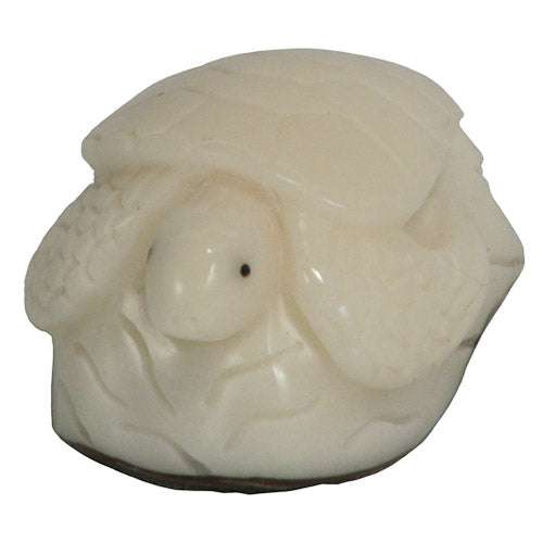 Sea Turtle in Relief Tagua Figurine