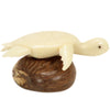 Natural Sea Turtle Tagua Nut Figurine