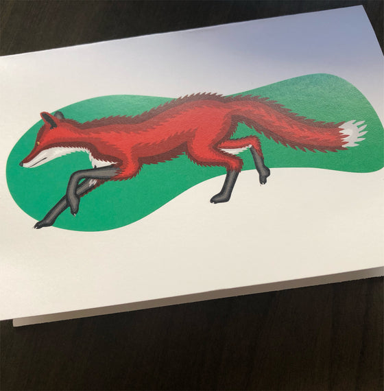 Fox notecard - single - Creative Vixen