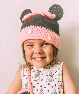 Mouse Hat for Her - Pink