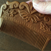 Hand Carved Ornamental Wooden Comb, Small - Fair Trade (2 Varieties) - HoonArts - 3