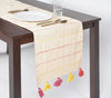 Tasseled Dotted Lines Decoration Runner