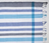 Handwoven Cotton Striped Bath Towels (Set Of 2)