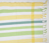 Handwoven Cotton Summer Striped Bath Towels (Set Of 2)