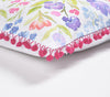 Floral Watercolor Cotton Pom-pom-Lined Cushion Cover