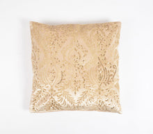  Statement Embroidered & Sequinned Cushion Cover
