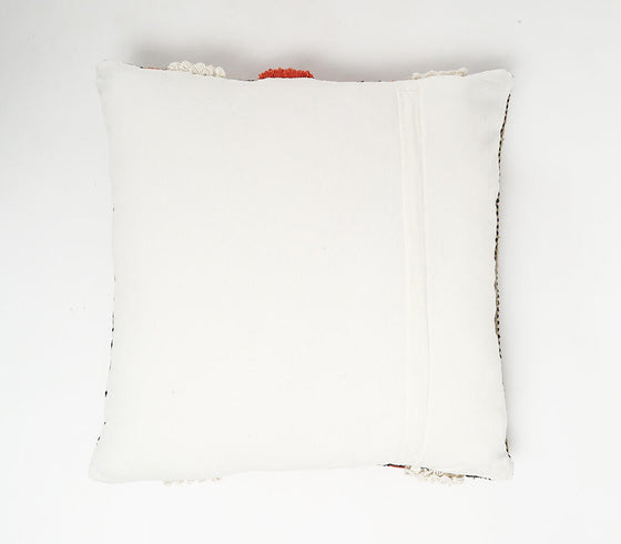 Textured Cushion Cover with Tufts