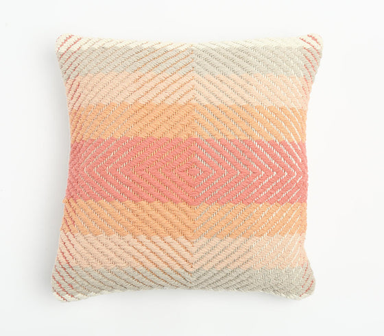 Multi Colorblock Cotton Cushion Cover