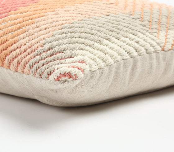 Multi Colorblock Cotton Cushion Cover