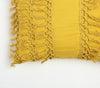 Tasseled Yellow Cushion Cover