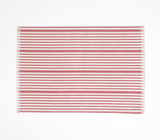 Line Striped Handloom Cotton Placemats (set of 4)