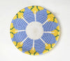 Handwoven Summer Periwinkle Round Wall Plate