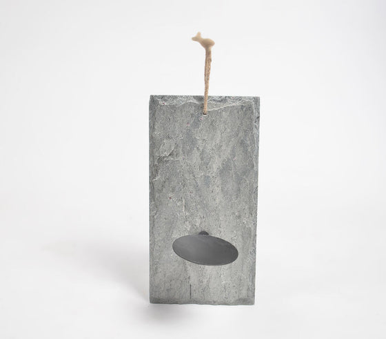 Slate Wall Hanging Candle Holder