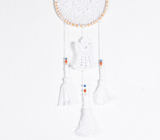 Crochet Ivory Star Dreamcatcher