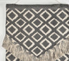 Geometric Print Cotton Fringed Patches Wall Hanging