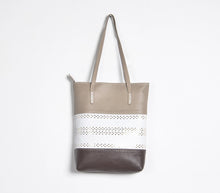  Neutral Leather Tote Bag