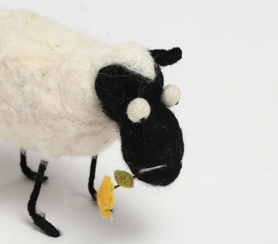Handmade Felt Cotton 'Shaun the Sheep' Toy