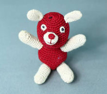  Hand Crochet Red Dog Soft Toy