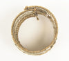 Beaded & Golden-Toned Iron Stacked Bracelet