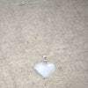 Corazon Blanco White Heart Pendant with Chain - World Community Exchange