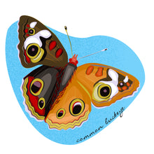  Buckeye butterfly 5x7 print - matted - Creative Vixen