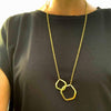 Necklace: Brass Infinity Loop - World Community Exchange