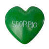 Zodiac Soapstone Hearts, Pack of 5: SCORPIO